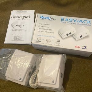 EASYJACK ReadyNet Phone Jack for Electrical Outlets NEW NOS 150171